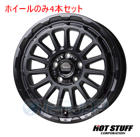 4本セット HOT STUFF BARKLEY HARDROCK RIZARD セミグロスブラック (GB) 17インチ 7.0J 114.3/5 38 セルシオ UCF30