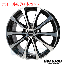 4本セット HOT STUFF Laffite LE07 ブラックポリッシュ (BK/P) 17インチ 7.0J 114.3/5 48 アテンザワゴン GJ2FW