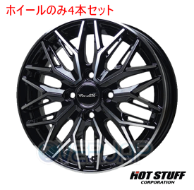 4本セット HOT STUFF Precious AST M3 ブラックポリッシュ (BK/P) 16インチ 6.0J 100/4 43 スイフト ZC72