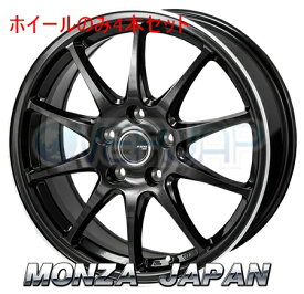 4本セット MONZA JAPAN JP-STYLE R10 パールブラック / フランジカットポリッシュ (PBK/FP) 17インチ 7.0J 114.3 / 5 38 セルシオ UCF30