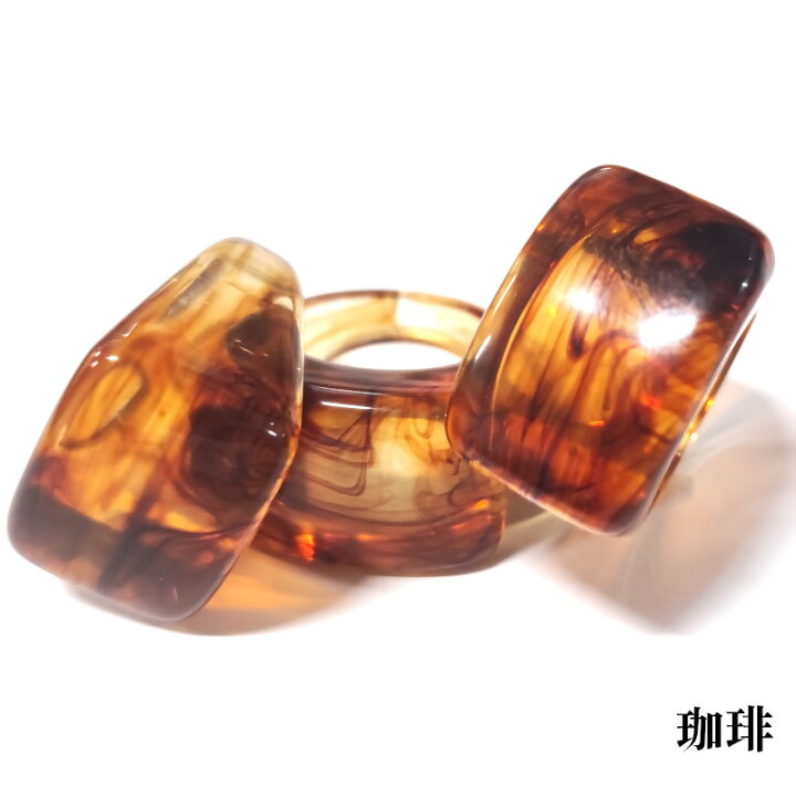 楽天市場】レディース リング レディースリング アクリルマルチカラー 