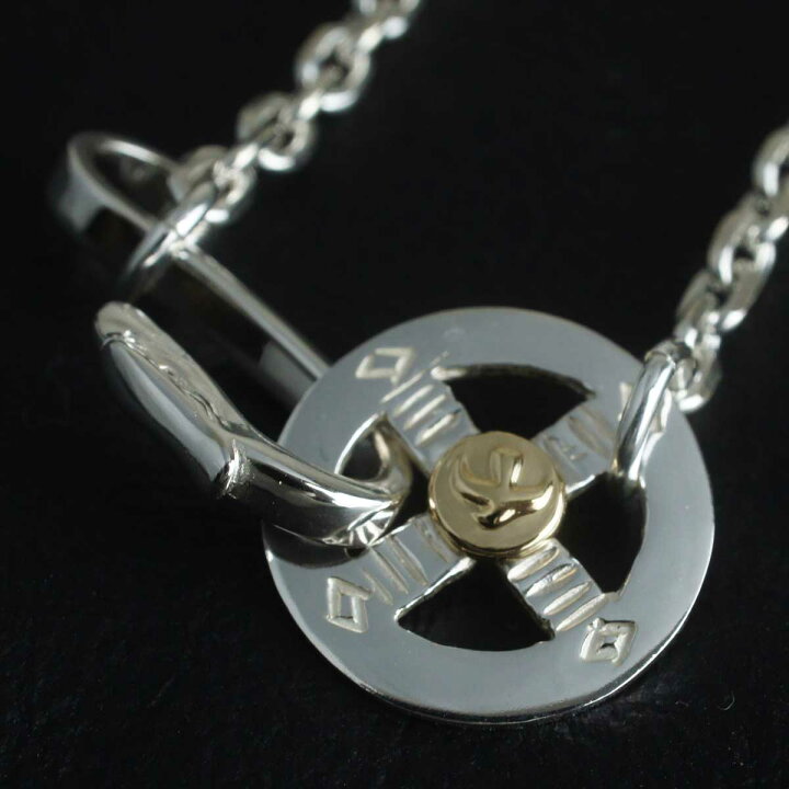 楽天市場】18金金メタルホイール細角チェーンネックレス 細丸チェーン  