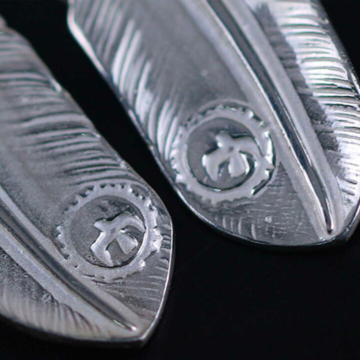 楽天市場】上銀ハート特大フェザー シルバー 特大フェザー 現行 原宿  