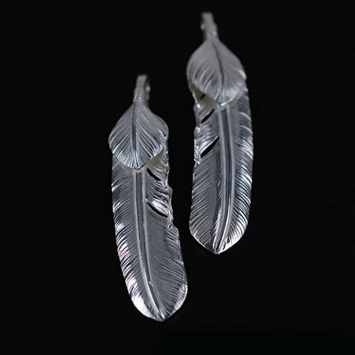 楽天市場】上銀ハート特大フェザー シルバー 特大フェザー 現行 原宿  