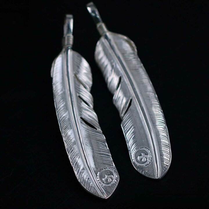 楽天市場】上銀ハート特大フェザー シルバー 特大フェザー 現行 原宿  