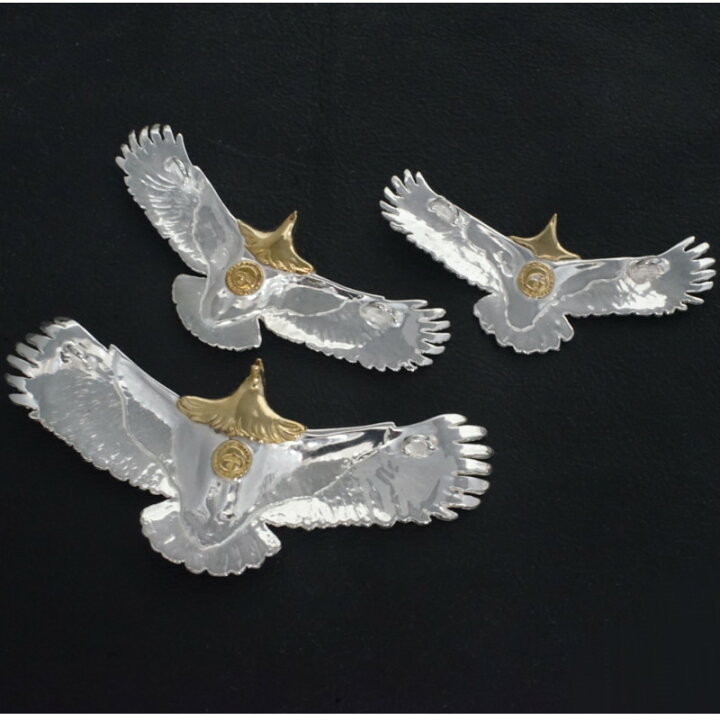 楽天市場】真鍮製OLD金メタル付き大イーグル 90年代 現行 フェザー  