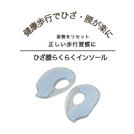 歩行姿勢 改善 ひざ 腰 つまづく ひざ腰らくらくインソール 姿勢 歩行軸 水洗いOK 伸縮性 かかと負担 軽減 膝ケア 痛み対策 衝撃吸収 腰痛 腰らく むくみ 関節 負担 膝痛 快適 靴底 中敷き ウォーキング