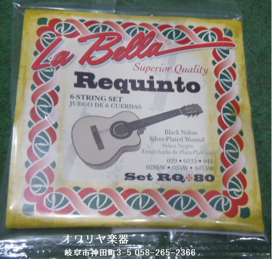 珍しいレキントギター専用弦 激安価格と即納で通信販売 La bella ラ 最大75％オフ ベラ■レキントギター弦 6本1セット 正規品 郵便送料無料