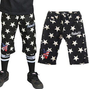【60%OFFセール】FLAKE フレイク 120-140cm スター総柄SHORT PANTS メール便OK 120cm/130cm/140cm 春夏 20p119子供服 ハーフパンツ SALE SALE