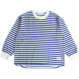 40%OFFセール SALE ジェネレーター 子供服 ロンT 110-160 GENERATOR ボーダー L/S Tシャツ ブルー 2023秋冬 AW メール便OK 長袖Tシャツ キッズ ジュニア 子ども服 男女兼用 M(110-120)/L(130-140)/XL(150-160)