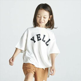 フォブ 子ども服 Tシャツ 110cm-160cm FOV YELL 6分袖 Tシャツ ホワイト メール便OK 2024春夏 M(110cm-120cm)/L(130cm-140cm)/XL(150cm-160cm) キッズ ジュニア 子供服 男女兼用 ユニセックス 新作