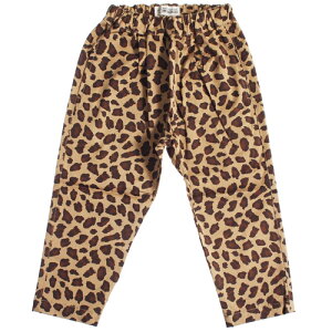 40%OFFセール SALE メイクユアデイ 子供服 ロングパンツ 80-140cm MAKE YOUR DAY ソウガラ テーパードパンツ レオパード ブラウン 2023秋冬 メール便OK 80cm/90cm/100cm/110cm/120cm/130cm/140cm ベビー キッズ ジュ