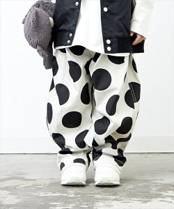 40%OFFセール SALE メイクユアデイ 子供服 ロングパンツ 80cm-140cm MAKE YOUR DAY ドット柄サーカスパンツ アイボリー 2024春夏 メール便OK 80cm/90cm/100cm/110cm/120cm/130cm/140cm 子ども服 ベビー キッズ baby kids