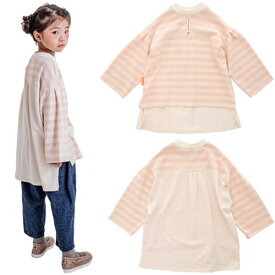 40%OFF SALE セール モル 子供服 長袖Tシャツ 105-150cm MOL relax border T リラックスボーダーロンT 2023春夏 メール便OK mol23ssts08 キッズ ジュニア 子ども服 M(105-120cm)/L(120-135cm)/LL(135-150cm) kids junior