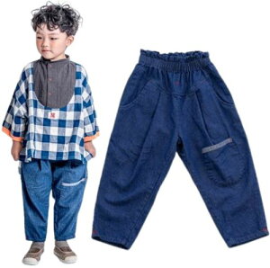 40%OFFZ[ SALE qǂ@Opc 90cm-150cm MOL round tucked denim Eh^bNhpc lCr[ [OK 2025t q@LbY WjA  kids