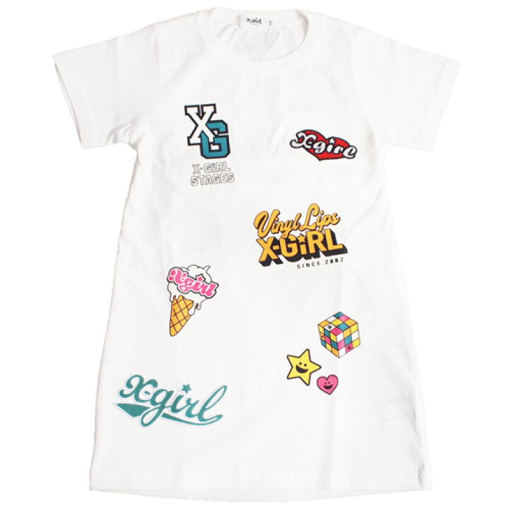 楽天市場】35%OFFセール SALE X-girl Stages 子ども服 半袖ワンピ 80  