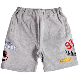 エクストララージ キッズ 子ども服 80-140cm XLARGE KIDS MIXロゴショーツ トップグレー メール便OK 2024春夏 80cm/90cm/100cm/110cm/120cm/130cm/140cm X-LARGE KIDS エクストララージキッズ ハーフパンツ ショートパンツ ベビー服 キッズ 男女兼用