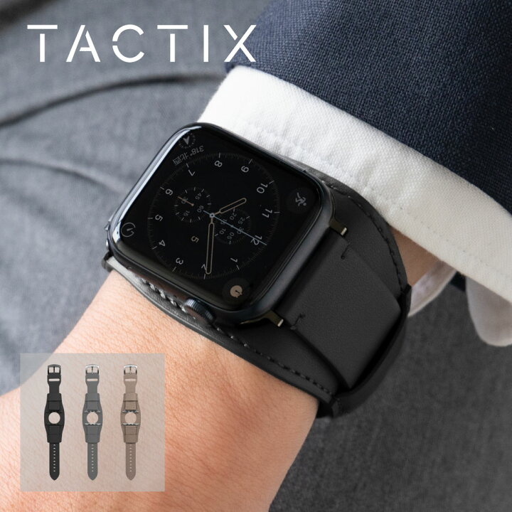 楽天市場】Apple Watch バンド パイロットレザーストラップ TACTIX 