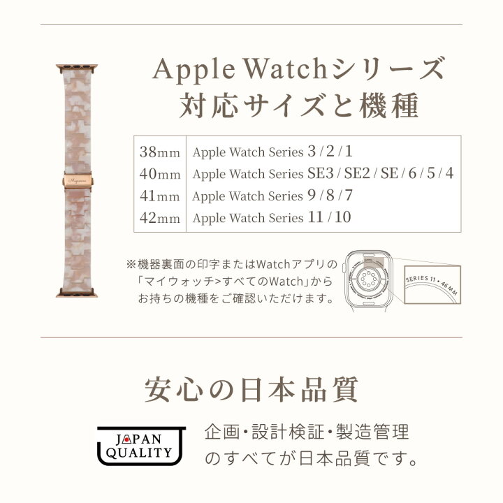 楽天市場】Apple Watch バンド キャンディレジンストラップ Mignonne 