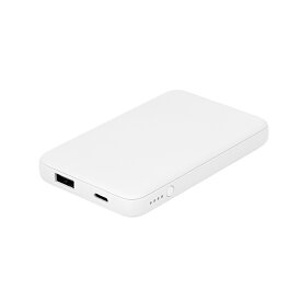 【10％OFFクーポン配布中！】小型軽量モバイルバッテリー 5000mAh USB Type-C入出力＋ USB Type-A出力 USB Type-Cケーブル付属 アースカラー 【WEB限定モデル】