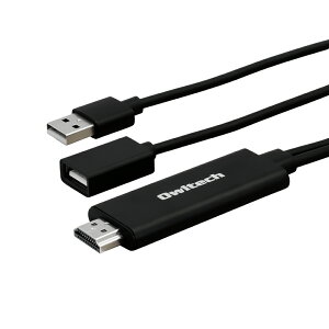 【アウトレット商品】 HDMI変換 映像出力ケーブル 1m iPhone iPadの映像を大画面で HDMIショートケーブル付属