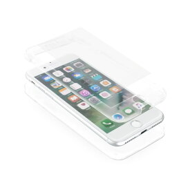 360°包み込んでキズから守る 画面保護ガラス付きフルカバーハードケース iPhoneSE(第2世代)/8/7対応 メール便送料無料
