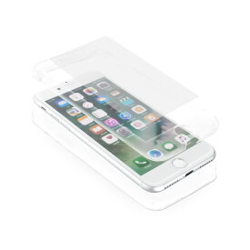 360°包み込んでキズから守る 画面保護マットガラス付きフルカバーハードケース iPhoneSE(第2世代)/8/7対応 メール便送料無料