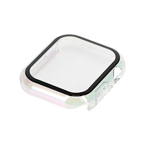 Apple Watch��p ��ʕی� �K���X ��̌^ �P�[�X Mignonne �~�j���� �A�b�v���E�H�b�` �J�o�[ 40mm 41mm 42mm Apple Watch SE 3�`1 Apple Watch Series 11�`4 ����^�C�v �I�[���� �N���A ���[���֑�������