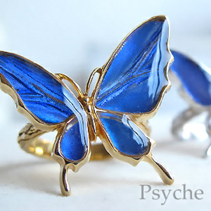 楽天市場】(Psyche/オーダー品) バタフライ 舞い飛ぶ蝶 リング 
