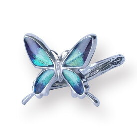 （Psyche/現品) 本物の蝶の翅 小さなアゲハ蝶 リング＝フリーサイズ＝ [ドクソコパチェルビナ]