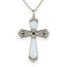 (Psyche/現品) 本物の蝶の翅 クロスデザイン ネックレス [スルコウスキーモルフォ][zps070r-sul]