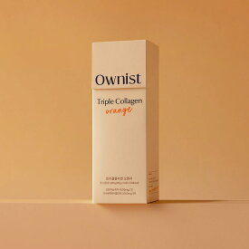 【送料無料】Ownist トリプルコラーゲン オレンジ (1BOX 14日分 280g) 飲む美容液 インナーケア コラーゲン エラスチン ヒアルロン酸 ビタミンC