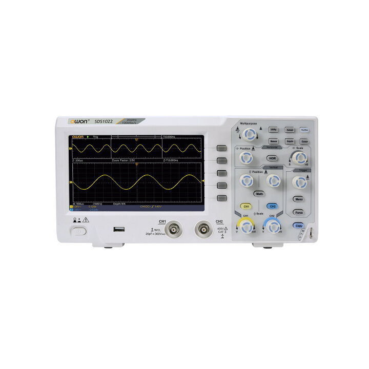 楽天市場】【5％OFFクーポン】OWON デジタルオシロスコープSDS1102 