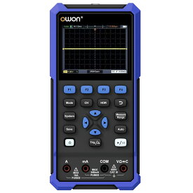 【10％OFFクーポン】OWON HDS200シリーズ 1CH デジタルオシロスコープ | 70MHz | 250MSa/s | 24,000-count DMM | 100kHz AWG | 3.5インチLCD | USB Type-C | SCPI対応