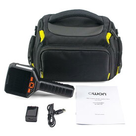 【10％OFFクーポン】OWON 【320×240高解像度】ハンドヘルド赤外線サーマルカメラ｜可視＋IR融合3モード｜画像強化3モード｜温度アラーム（上限/下限）｜-20～350℃｜放射率調整0.01–0.99｜5カラーパレット｜大容量2万枚保存｜3.5インチTFT｜PC解析ソフト付