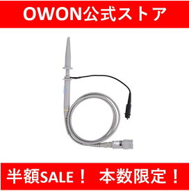 OWON オシロスコーププローブ300/600VDC + AC Vp-p 10:1 60/ 70MHz X1 X10ワニ口クリップテストプローブ (OW3100 600VDC + AC Vp-p 10：1 100MHz)