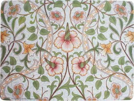 Customworks 英国製 ウィリアムモリス ラージプレイスマット ランチョンマット ハード 撥水 (36×27cm) Morris Design Oxford プレースマット ハード プレイスマット テーブルマット ランチマット マット おしゃれ ギフト 花 花柄 モリスデザイン　Daffodill　LTM40