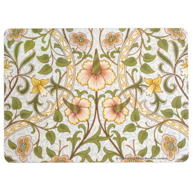 Customworks 英国製 ウィリアムモリス ティーマット ハードティーマット 撥水 (28×20.5cm) Morris Design Oxford ミニプレイスマットミニランチョンマット プレースマット プレイスマット テーブルマット ランチマット マット おしゃれ 花 花柄 総柄 Daffodill　TMCM40