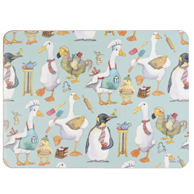 Emma Ball 英国製 ティーマット ハードティーマット 撥水 (29×21.5cm) ミニプレイスマットミニランチョンマット プレースマット ハード プレイスマット テーブルマット ランチマット マット かわいい おしゃれ プレゼント ギフト Animal Magic　EBTM68