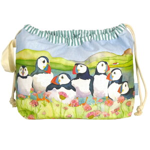 Emma Ball В  |[` [39cm×27cm] |[` obOCobO 킢  p[X v[g Mtg Puffins in Flowers EBDS10