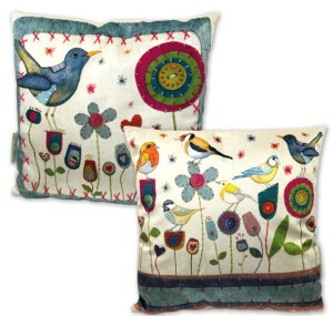 Emma Ball xxbgNbVJo[ [40×40cm] NbV Jo[ \t@ CeA G  킢 v[g Mtg a ̓ NX}X  STITCHED BIRDIES@EBVCC03