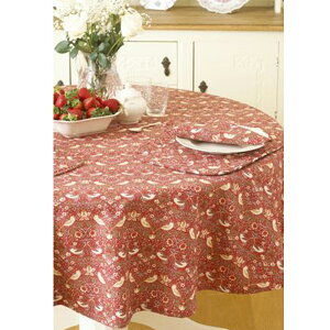 Laura's Beau EBAX p Rbge[uNX ~` 147cm D_ NVbN Strawberry Thief Red Classic LBTBCCTC14716