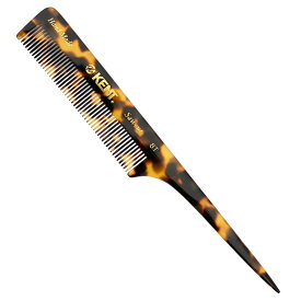 【お買い物マラソン 期間中ポイント5倍】【GB KENT 公式】ケント 高級 ハンドメイド ヘアコーム 英国王室御用達 190mm テールコーム 8TLP 天然由来樹脂 携帯 持ち運び 持ち歩き 細かめ 櫛 くし 前髪 スタイリング