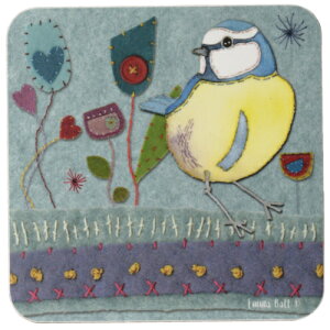 Emma Ball p R[X^[ [10cm×10cm]  CeAG Lb`G  킢  v[g Mtg Ƃ g @Stitched Blue Tit EBCW089