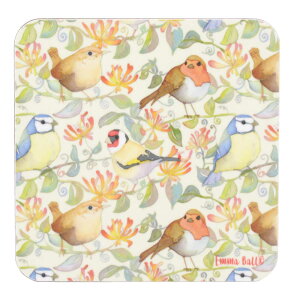 Emma Ball p R[X^[ [10cm×10cm]  CeAG Lb`G  킢  v[g Mtg Ƃ g @Birds & Honeysuckle EBCW094