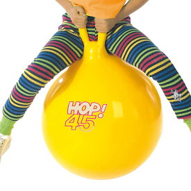 【Wアクションポンププレゼント】ギムニク　ホップ45　黄色　ホップボール　ジャンピングボール　イタリア　レードラプラスチック社製　【正規品】輸入元（株）ギムニク