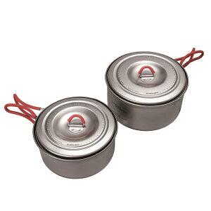 �y���[�z�G�o�j���[(EVERNEW)Ti U.L. Pot set 600 & 900 ECA535�@�A�E�g�h�A�@�L�����v