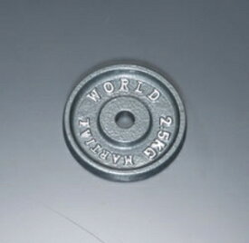 マーシャルワールド（MARTIAL　WORLD）　【送料別途　説明欄に記載】PLATE　アイアンプレート穴径28mm　2.5kg