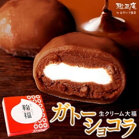 チョコ 大福 鞠福 ガトーショコラ6個入 和菓子 ギフト お菓子 スイーツ 生クリーム大福 冷凍送料別 お取り寄せ アイス 内祝 お祝い 出産 誕生日