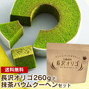 長沢オリゴ 公式 長沢オリゴ糖 フラクトオリゴ糖 長沢オリゴ260g＆静岡抹茶バウムクーヘンセット オリゴ糖 カフェ500 cafe500 粉末 抹茶スイーツ 焼き菓子 抹茶 バームクーヘン ギフト 送料無料